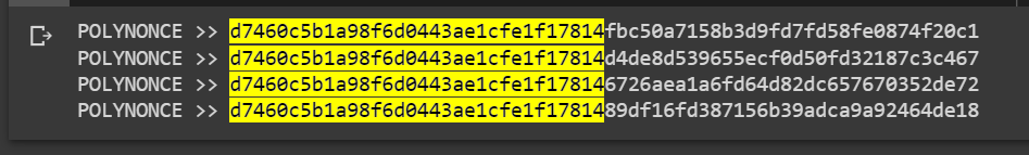 POLYNONCE ATTACK use BITCOIN signatures as a polynomial to an arbitrarily high power of 128 bits to obtain a private key